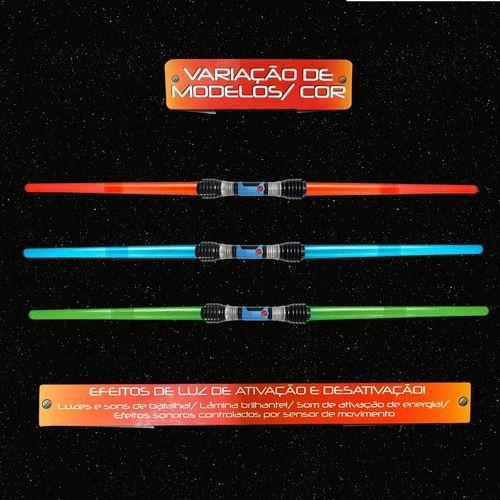 Espada Dupla Sabre De Luz Som Star Space Wars Guardian Grand